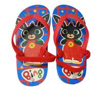 Generico Infradito Bing Bimbo Rosso Mare Piscina Con Elastico Sicurezza Tallone Ciabatte 29-30