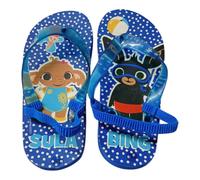 Generico Infradito Bing e Sula, Blu, Taglia 29/30, con Elastico al Tallone, per Bambini, Mare e Piscina