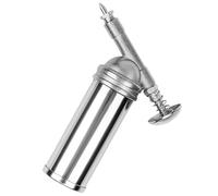 Generico Ingrassatore Manuale per Veicoli e Macchinari 80cc Ugello per Grasso ad Alta Pressione, Tubo Flessibile Olio, Molla a Pressione Continua, Compatto e Resistente per Manutenzione