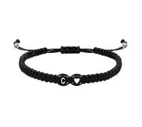 Genérico Initial Armband Damen | Pärchen Armbänder mit Herz | Verstellbares Herren Initial Armband | Bracelet Lettre Initiale | Bracciale Iniziale Coppia | Bracciale iniziale | For Boys Girls 2026