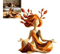 Generico Inner Harmony Sculptural Figurine, Serenity Growth Abstract Meditation Figurine, Spiritual Decor for Home Yoga Studio Living Room Bedroom Corner, Gifts for Relaxation