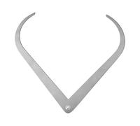 Generico Inner Outer Calipers Measuring Tool - Stainless Steel Inside Outside for Pottery, Anti-Slip Woodworking, And Precision Measurement | for Studios Classroom Teaching Craft Projects