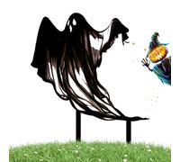 Genérico Insegne fantasma per giardino, pali decorativi per esterni, paletti decorativi di Halloween per sentieri per decorazione di cortile, veranda, giardino posteriore e giardino anteriore