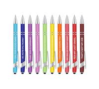 Generico Inspirational Pens, Creative Ballpoint 10X Portable Pen, Multifunctional Writing Pen for School, Workplace, Daily Motivation, Office Desk Supplies, Study Gift 5.51 Inches