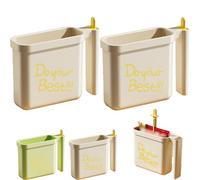 Generico Instant Noodle Bowl Holder - Direct Immersion Ramen Cup with Heat-Resistant Handle, Direct Immersion Ramen Cup, No-Wash,Easy to Hold,for Dorm Home Office Apartment (Beige,#2PCS)