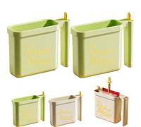 Generico Instant Noodle Bowl Holder - Direct Immersion Ramen Cup with Heat-Resistant Handle, Direct Immersion Ramen Cup, No-Wash,Easy to Hold,for Dorm Home Office Apartment (Green,#2PCS)