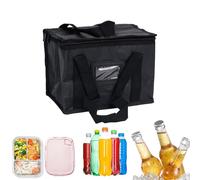 Generico Insulated Bags For Food Delivery, Large Capacity Warming Bags, Hot Cold Food Transport Carrier For Camping, School Events, Office Lunches, Parties, Outdoor Activities, Family Gatherings