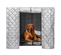 Generico Insulated Kennel Cover - Dog Kennel Cover, Rainproof Protective Pet Supplies With Breathable Roll-Up Side Window For Outdoor Garden Patio Porch Yard Balcony