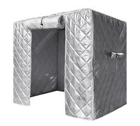 Generico Insulated Kennel Cover - Dog Kennel Cover, Rainproof Protective Pet Supplies With Breathable Roll-Up Side Window For Outdoor Garden Patio Porch Yard Balcony