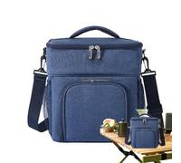 Generico Insulated Lunch Bag, 27x18x29cm Feature with Lining, High-Capacity Storage, Reliable Moisture-Resistant Design with Oxford Finish, Travel Bag for Sports and Work Picnics Outings