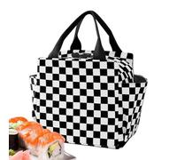 Generico Insulated Lunch Bag For Women - Large Capacity Portable Reusable Corduroy Tote With Zipper | Adult Lunch Box | Leak Proof Thermal Cooler For Kids Women Prep Men Work Travel Adultss
