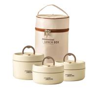 Generico Insulated Lunch Box Set - 4.52 Inch Thermal Food Containers | Stainless Steel Pp Lunch Boxes - Microwave Safe Leakproof Portable Set for School Office Dorm Travel Camping Meals Snacks