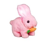 Genérico Interactive Bunny Toy | Electronic Simulated Rabbit Plush Figure | ABS Hopping Robotic Animal with Jumping Motion Twitching Nose Wiggling Ears Realistic Bunny Doll for Kids Gift Playtime
