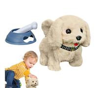 Generico Interactive Kids Robot Dog Toy with Shoulder Bag, Electronic Walking and Barking Plush Puppy, Fun Stuffed Animal for, Engaging Pet Companion for Girls and Boys, for Early Play