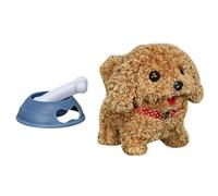 Generico Interactive Kids Robot Dog Toy with Shoulder Bag, Electronic Walking and Barking Plush Puppy, Fun Stuffed Animal for, Engaging Pet Companion for Girls and Boys, for Early Play