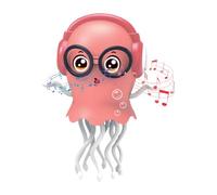 Generico Interactive Octopus Toy - Dancing Plush | 25x20cm Soft Polyester Animal with Tentacles and Music, Battery Operated Kids Toy for and Playroom Fun