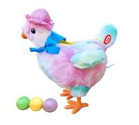 Generico Interactive Pet Toy, Chicken Egg Dispenser, Electric Sound Plush Toy with Motion Activation System, Fun Boredom Comfort Game with Soft Compact Design, Dog Training for Indoor Play