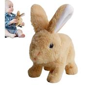 Generico Interactive Rabbit Toy, Easter Bunny Toy Pet Hopping, Realistic Walking and Talking Jumping Rabbit, With Sounds And Movements,Comfortable Stuffed Animal,3 colors