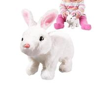 Generico Interactive Realistic Bunny Toy - Easter Plush Rabbit Jumping Twitching And Shaking Ears - Cute Bunny Electronic Pet | Ideal For Boys Girls Travel Nursery Indoor Easter Birthday Christmas