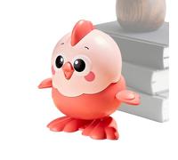 Generico Interactive Wind-Up Toy, Cute Cartoon Chicken, 3.35x3.15x3.35 Inches Flipping Wind-Up Toy with ABS Build, Durable Design with Fun Movements, Toys for Kids Home Travel Classroom