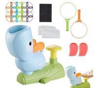 Generico Interaktive Katzenholspielzeug - Flying Toys Disc Shooter für Kinder | Set di Giocattoli per Il Piattino Volante Passo-on, Coordinamento per Gli Occhi per Gli Occhi dei Piedi, di Giocattoli