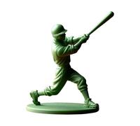 Generico Interessante Personaggio del Soldato di Baseball Verde Classico Giocattolo Set Giocatore di Baseball Statua Novella Mini Statua del Soldato Adatta per la Decorazione del Desktop di casa 3041