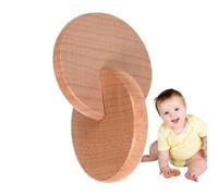 Generico Interlocking Discs Toy - Hand To Hand Disc, Safe Interlocking Discs | Wooden Toys Preschool Learning Activities For Fine Motor Skills And Shape Cognition