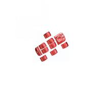 Generico Interni Auto Riscaldamento Sedile Pomello del Cambio Copertura Decalcomania per A B C W177 W247 W205 W213 GLE W167 GLB X247 GLA H247 GLA C118 Adesivo riempitivo(Red 2)