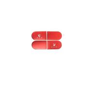 Generico Interni Auto Riscaldamento Sedile Pomello del Cambio Copertura Decalcomania per A B C W177 W247 W205 W213 GLE W167 GLB X247 GLA H247 GLA C118 Adesivo riempitivo(Red 1)
