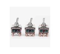 Generico Interruttore a bilanciere autobloccante Interruttore a levetta Vite in ottone 32A 250VAC E-SG Interruttore a pulsante di accensione ad alta corrente(302)