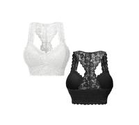 Generico Intimo Donna Bra Modello con Linea Moderna, Due Pezzi, Perfetto per Il Tempo Libero(Rosa Caldo;3XL)