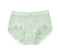 Generico Intimo Donna,da Donna in Cotone Comodo,con Cavallo Interno Plissettato,in Pizzo e con Base Larga Mutande Fallo(Green,M)