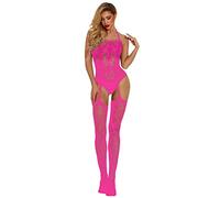 Generico Intimo Donna Sexyhot Seducente Lingerie Trasparente Body Traspirante Bianca Completo Curvy Leggero Rossa Biancheria Intima Elegante Hard Aperto Completi Intimi Aderente Natale