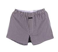 Generico Intimo Uomo Cotone - Pantaloni da Uomo in Cotone Allentato Pantaloni Piatti in Cotone di Grandi Dimensioni Pantaloni da Pigiama da casa Pantaloncini da Uomo (Coffee M)