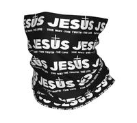 Generico Inverno Caldo All'aperto, Cristo La Via La Verità La Vita Collo Ghetta Inverno Religione Fede Cristiana Bandana Sciarpa per Sci