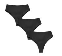 Generico Invisible Camel Toe Thong, Anti Wedgie Underwear, Seamless, Comfortable, No Camel Toe Thong (3Pcs-C,M)