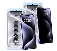 Generico Invisible Screen Protector for iPhone - 2PCS Durable Screen Armor Pro, Fingerprint-Proof, Dust-Free, Bubble-Free, High-Transparency, Ultra-Clear Protection (HD+Privacy,12)