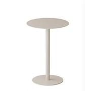 Generico Iron Round Small Table, Sofa Side Table, Wall-mounted Small Desk, Suitable For Bedroom, Study, Living Room, Balcony, Tea Room(Milk coffee,Height 60cm/23.6")