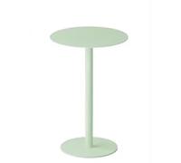 Generico Iron Round Small Table, Sofa Side Table, Wall-mounted Small Desk, Suitable For Bedroom, Study, Living Room, Balcony, Tea Room(Green,Height 50cm/19.7")