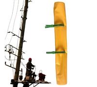 Generico Isoliermatte - 400V Hochspannungsschutz, Rutschfeste EVA Gummimatte, Robuste Sicherheitsbodenmatte, Arbeit Unter Spannung Sicherung | Für Elektrische Wartung Reparatur