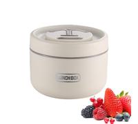 Generico Isolierte Lunchbox Aus Edelstahl - 650ml Box Mit Vakuumisolierung | Tragbarer Mehrschichtiger Lebensmittelbehälter | Mikrowellengeeignete Thermo Lunch Aufbewahrung