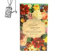 Generico Ispirazioni botaniche - Mazzo oracolo tascabile per principianti con collana - Design ispirato alla natura, facile da usare