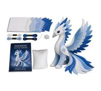 Generico IY Patchworkes Animal Kit, Arctic Winter Theme Patchworkes Kits - 3D Felt Animal Sewing Kit for Beginners Adults Youth