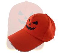 Generico Jack-O’-Lantern Halloween Pumpkin Hat, Halloween Jack-O’-Lantern Hat, Horror Glowing Hats,Unisex for Halloweens Decoration (smiley)