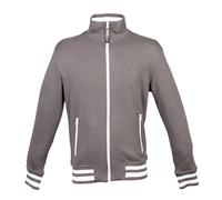 Generico James Ross Collections-Felpa da Uomo ARIZONA MAN in Cotone Poliestere con Collo a Lupetto e Chiusura a Mezza Zip,GREY-XL
