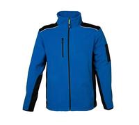 Generico James Ross Collections-Felpa da Uomo BALTIC in Pile Antipilling Bicolore Multitasche con Chiusura a Zip Intera,ROYAL/BLAC-L