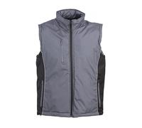 Generico James Ross Collections-Gilet da Uomo DRESDA in Nylon Ripstop Impermeabile Antistrappo Multitasche con Profili Rifrangenti,GREY-XXL