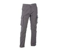 Generico James Ross Collections-Pantalone da Uomo SAN MARINO MAN in Cotone Elasticizzato Multitasche e Chiusura a Bottone e Zip,DARK GREY-S