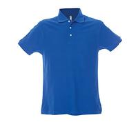 Generico James Ross Collections-Polo SAN FRANCISCO MAN da Uomo a Mezza Manica 100% Cotone,ROYAL-L