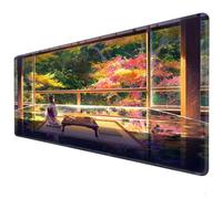 Generico Japanese anime XXL mousepad, game keyboard pad, game mousepad XXL (90 x 40 x 3 cm) rubber anti slip base - smooth surface - officemousepad - anime game large pad